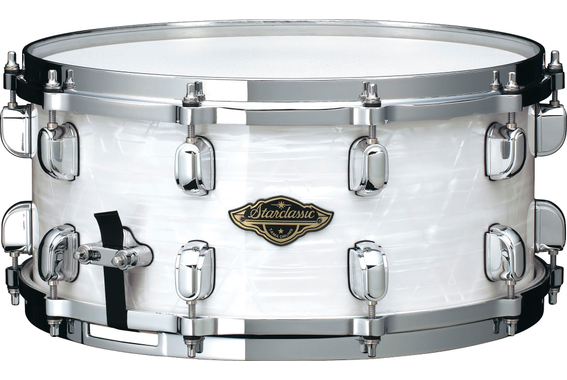Tama WBR34CZS-WP Starclassic Walnut/Birch Duracover Wrap White Pearl + Snare Drum image 7