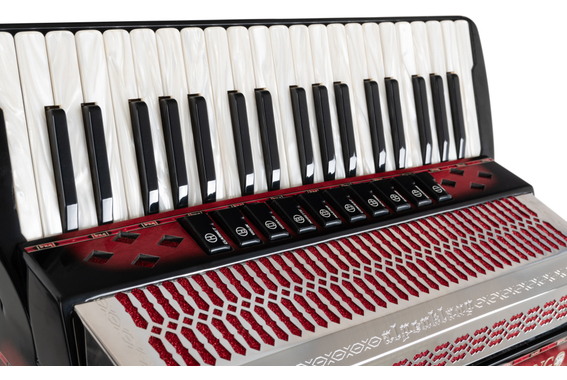 Alpenklang Pro Accordeon IV 96 CM Shadow Red image 7