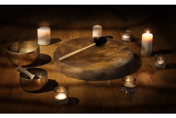 Classic Cantabile TSD-18 Traditionele Sjamanentrommel met Paardenhuid 18" Set met Tas image 7