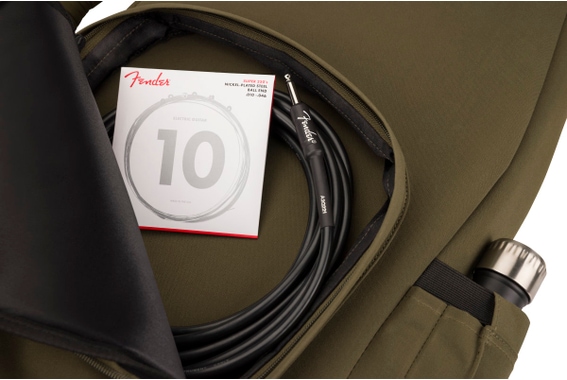 Fender Troubadour Electric Guitar Gig Bag Olive image 7