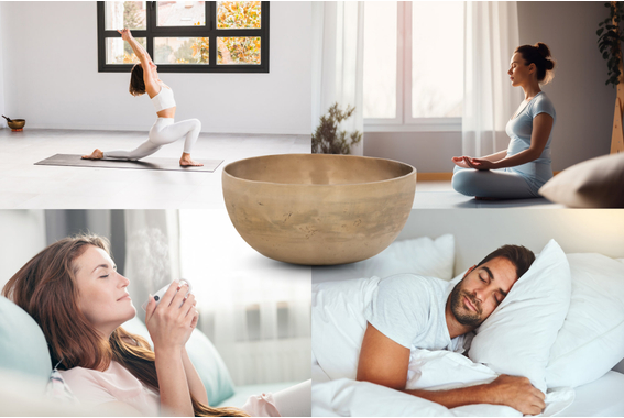 XDrum Therapeutic Klangschale Ton C / 1400 g Kissen Set image 7