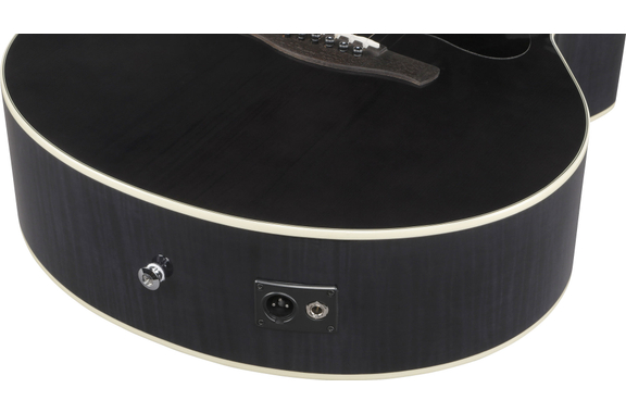 Ibanez AE170-TBK Guitare Western Transparent Black High Gloss image 7