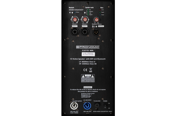 Pronomic C-118SA/215MA Six-Pack Active PA System image 7