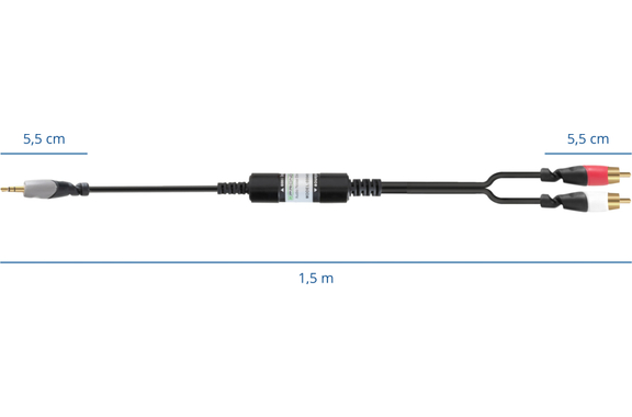 Pronomic ANE20-1.5JC Audio Noise Eliminator cavo jack/RCA image 7