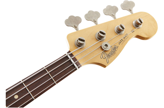 Fender Flea Signature Jazz Bass Road Worn Shell Pink image 7