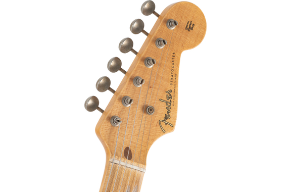 Fender Custom Shop Édition Limitée 70e Anniversaire 1954 Stratocaster Journeyman Relic Wide-Fade 2-Color Sunburst image 7