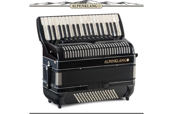 Alpenklang Pro Accordéon IV 96 CP Piccolo Elite Noir image 7