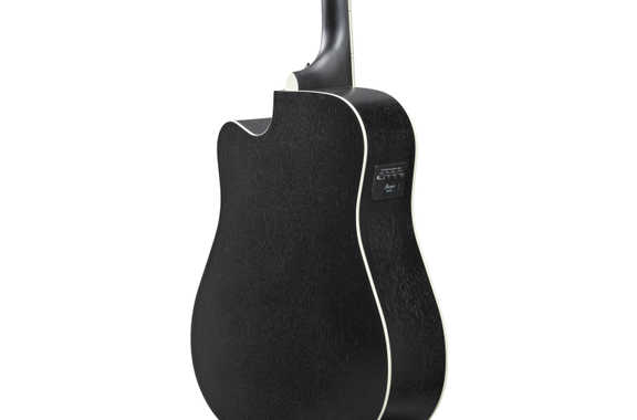 Ibanez AW84CE-WK Weathered Black image 7