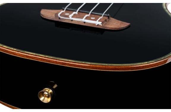 Ortega Onyx Series Konzert Ukulele All Gloss Black image 7