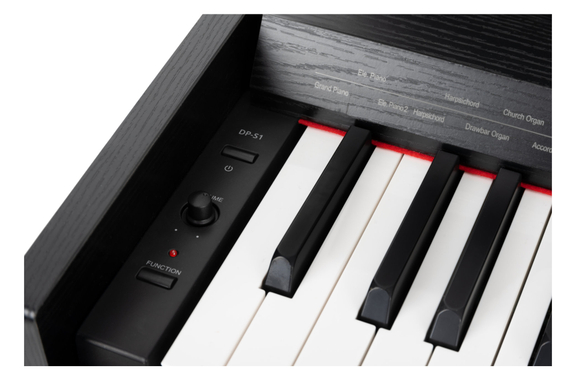 Classic Cantabile DP-S1 SM E-Piano Nero Opaco Set image 7