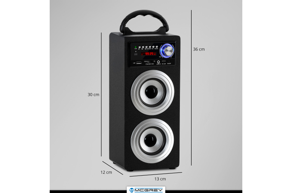 McGrey BS-20 Beachside Altavoz Bluetooth Plateado image 7