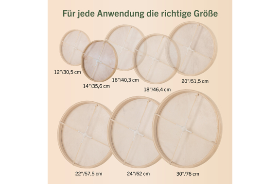 Classic Cantabile ND-14 Frame Drum 14" Tout Naturel image 7