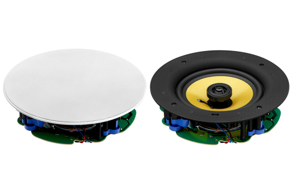 Pronomic CLS-660 WH Altoparlanti da Incasso High-End a 2 Vie in Tessuto 240 Watt Set image 7