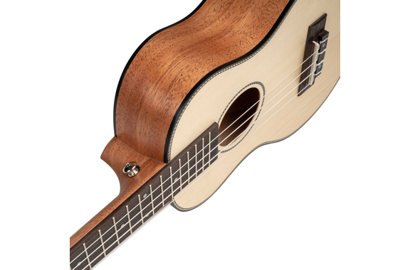 Cascha 2155 Solid Top Tenor Ukulele Bundle image 7
