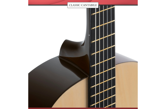 Classic Cantabile AS-851 4/4 Set Chitarra Classica Con Supporto Da Parete image 7