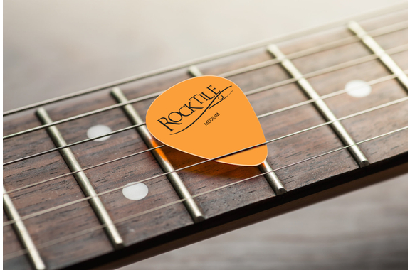 Rocktile Médiators Jaune Medium Pack de 12 image 7