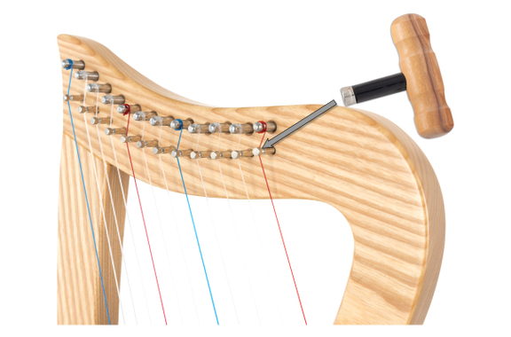 Classic Cantabile H-12 AW Harpe Celtique 12 Cordes image 7