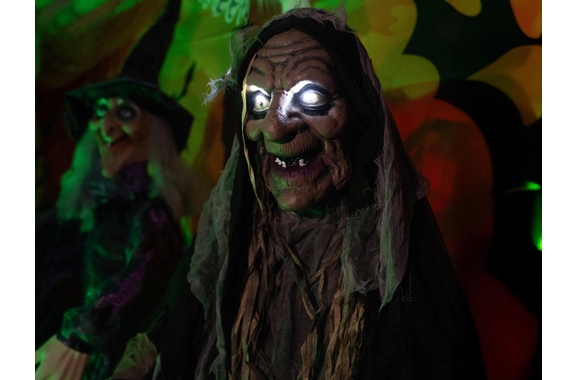 Europalms Halloween Hexe Nahema Figur animiert, 160cm image 7