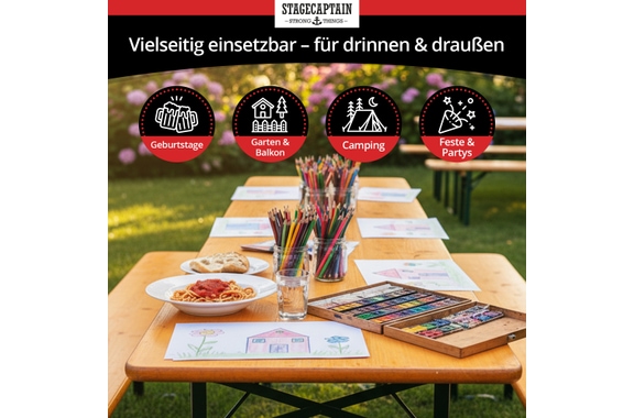Stagecaptain BBK-110 Hirschgarten Conjunto Festivo Para Niños 110 cm Natural image 7