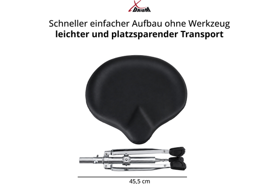 XDrum Drumhocker Sattel image 7