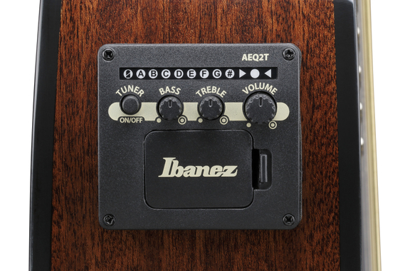 Ibanez AEWC16QA-TKH Westerngitarre Transparent Black Sunburst Gloss image 7