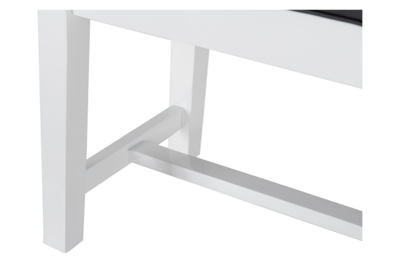 Classic Cantabile Banc De Piano Modèle X Blanc Laqué image 7