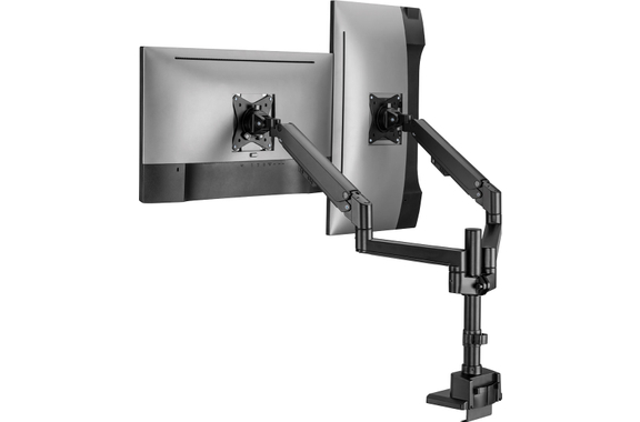 my wall HL 51-2 Support De Bureau Entièrement Articulé Pour 2 Écrans Plats image 7