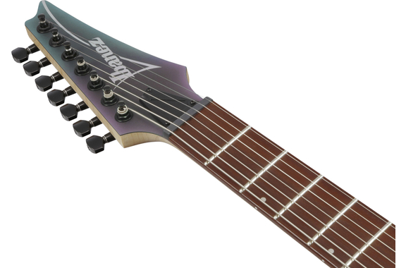 Ibanez RGA742EX-BAM RGA 7 Cordes Black Aurora Burst Matte image 7