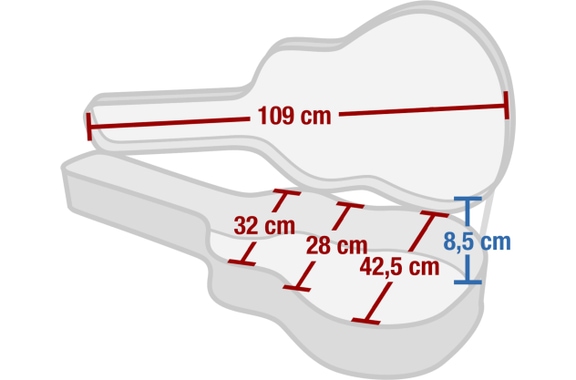 Funda Rocktile para Guitarras Semiacústicas Hollowbody image 7