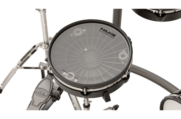 NUX DM-8 E-Drumset Complete Set with Headphones, Stool, School, and Sticks image 7