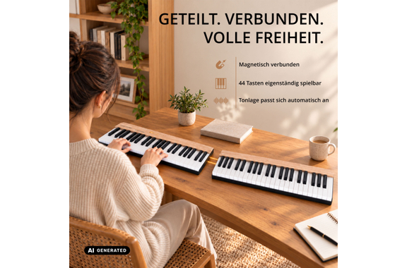 Classic Cantabile MP-175 Little Grand Piano, set con soporte image 7