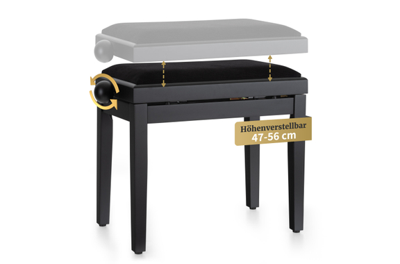 Yamaha YDP-105 Arius Digitalpiano Black Set image 7