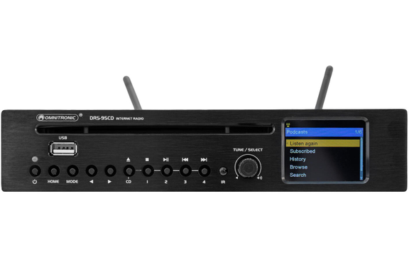 Omnitronic DRS-95CD Internetradio mit DAB+, Bluetooth und CD-Player image 7