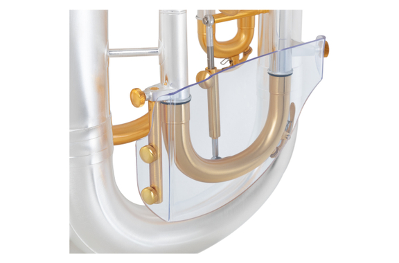 Lechgold Luxe EU-310SB Euphonium verzilverd geborsteld Deluxe Set image 7