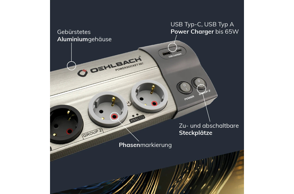 Oehlbach Powersocket 907 MKII Mehrfach-Steckdose image 7