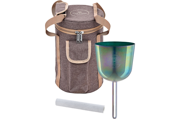 Meinl Sonic Energy ESOLCSB639 4,25\" Essence Solfeggio Crystal Singing Bowl Fa 639 Hz Bleu Indigo image 7