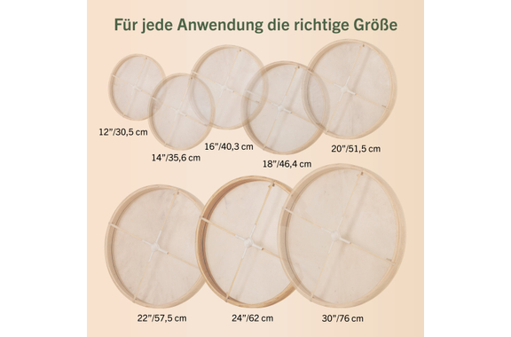 Classic Cantabile ND-24 All Natural Frame Drum 24" image 7
