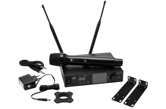 Omnitronic UHF-601 1-Kanal-Funkmikrofon-System 823-832/863-865 MHz image 7