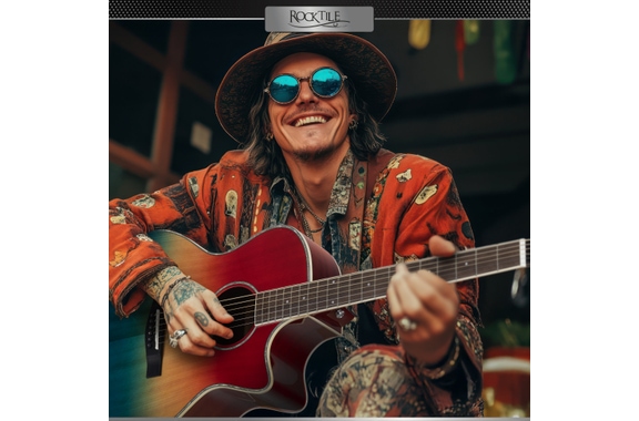 Rocktile WSC-150C-RBW Chitarra Western Rainbow image 7