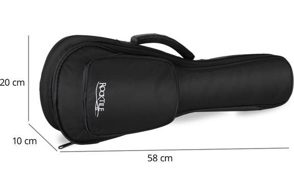 Funda Rocktile para Ukelele Soprano Negra image 7