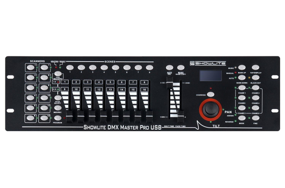 Projecteur Showlite FLP-5x9W Lot de 4 avec Showlite Master Pro USB & Câble image 7