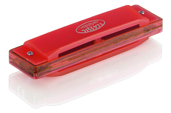 Classic Cantabile FBH-10 RD FunKids Harmonica C Major Red image 7