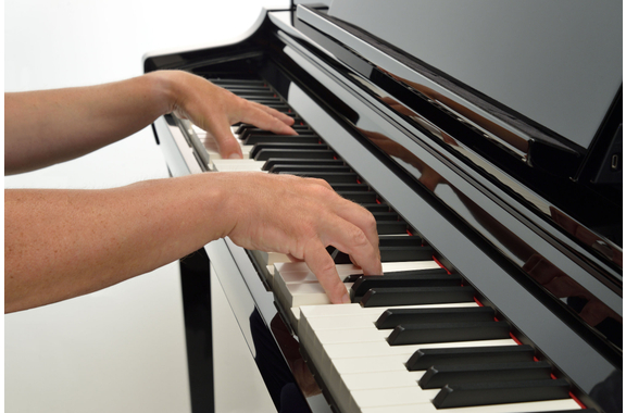 Yamaha CSP 255 PE Digitale Piano zwart hoogglans image 7