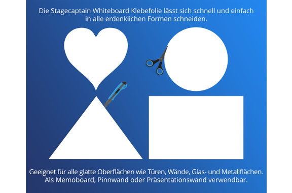 Stagecaptain WBF-90120 Magnetische Whiteboard-Klebefolie image 7