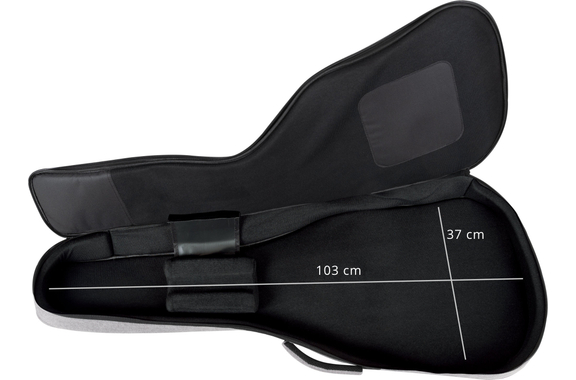 Housse Pour Guitare Électrique Kirstein EGBK-1122OG Grise image 7