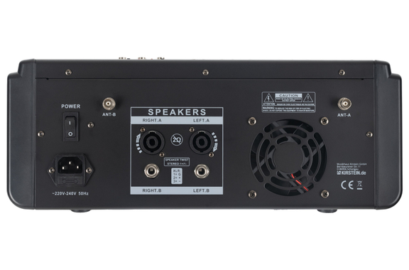 Pronomic Powermake 600 Powermixer con Microfoni Wireless image 7