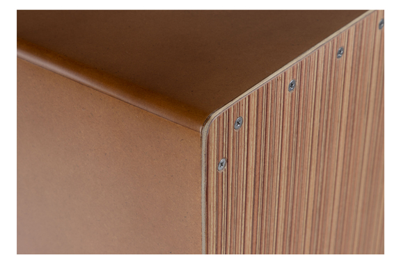 XDrum Cajon El Bajo Bass Port Walnut / Zebra incl. Funda image 7
