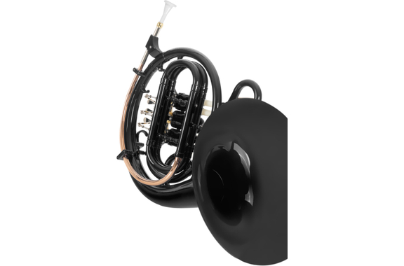 Classic Cantabile WH-20BK MardiBrass Cor d'harmonie en plastique en F noir image 7