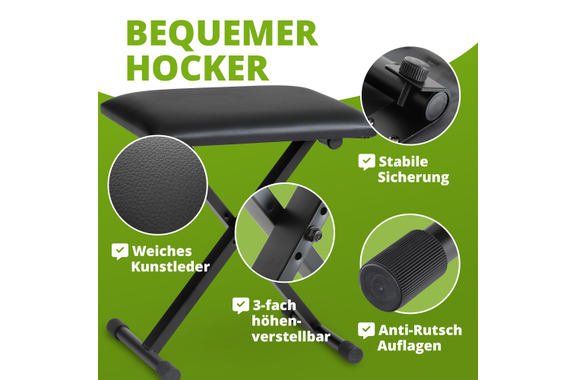 Set Clavier Classic Cantabile Support Clavier + Banc Clavier image 7