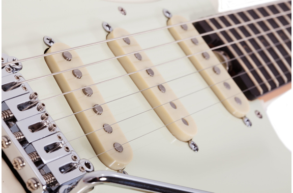 Schecter Nick Johnston Traditional SSS Atomic Snow image 7